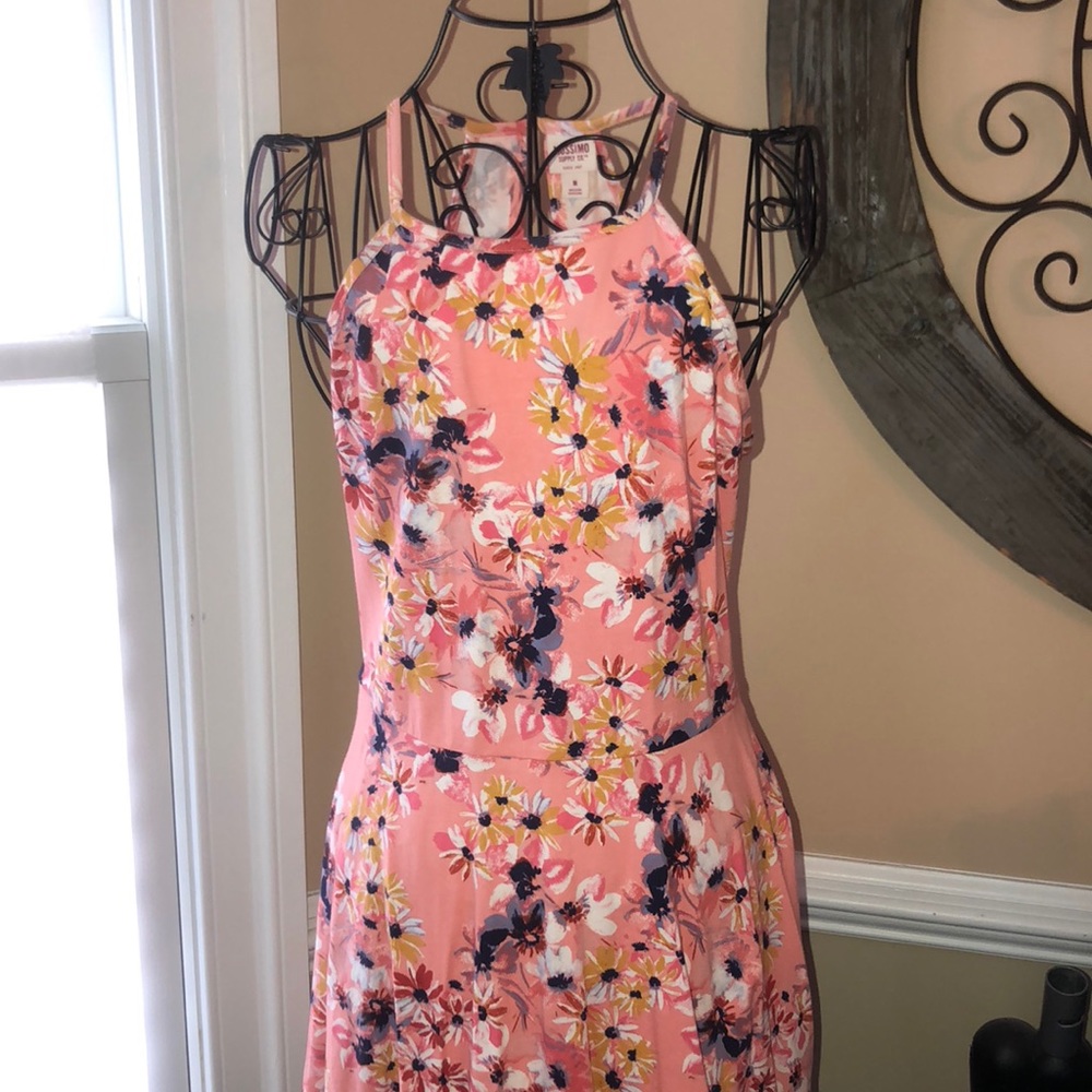 Floral, racerback sundress